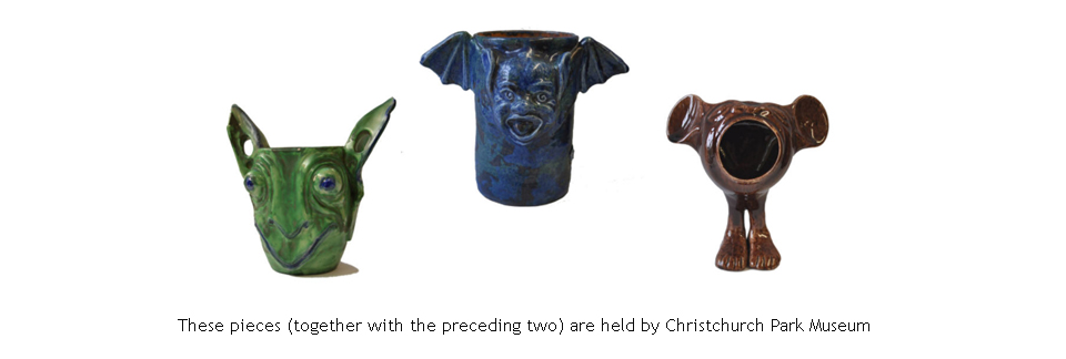 Grotesques held by Christchurch Park Museum